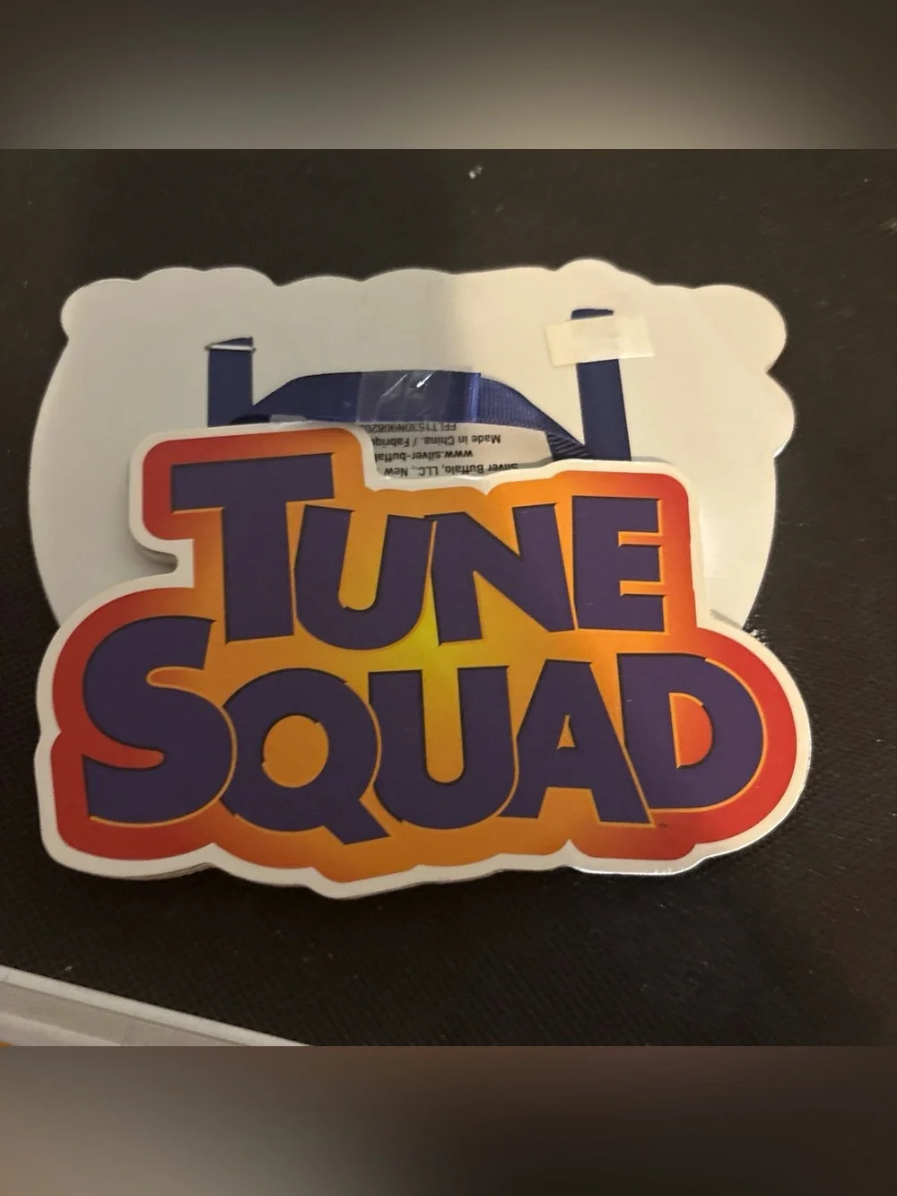 Tune Squad Orange & Purple Party Sign - Official Movie Theme